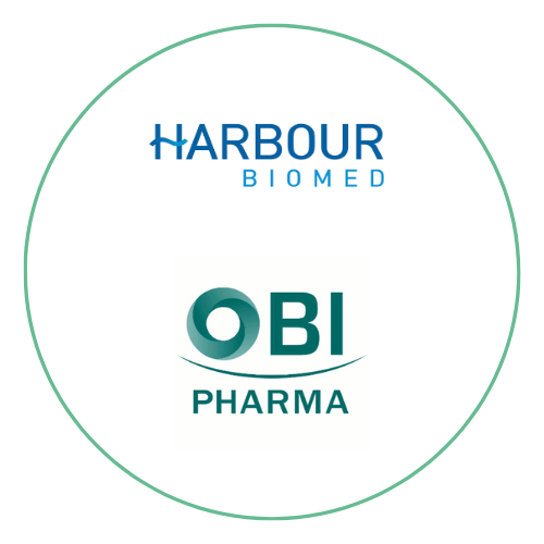 Harbour Biomed and OBI Pharma logos